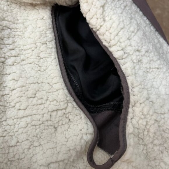 Volcom Junior's Park It Parka Jacket in Iron Grey Sherpa Lined Size XL - Picture 6 of 10